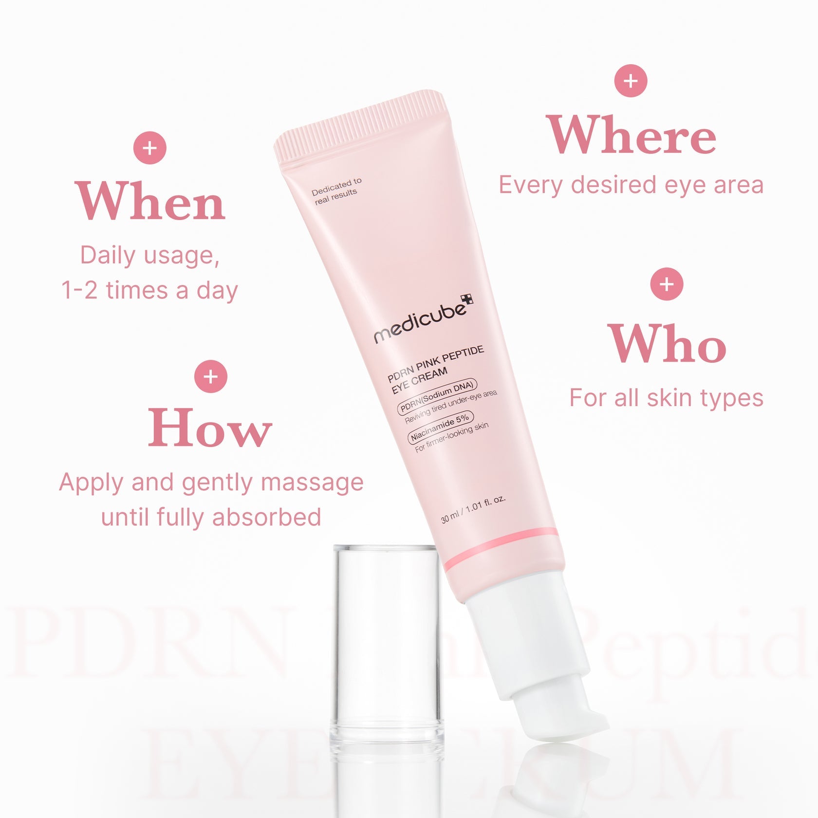 Medicube PDRN Pink Peptide Eye Cream 30ml