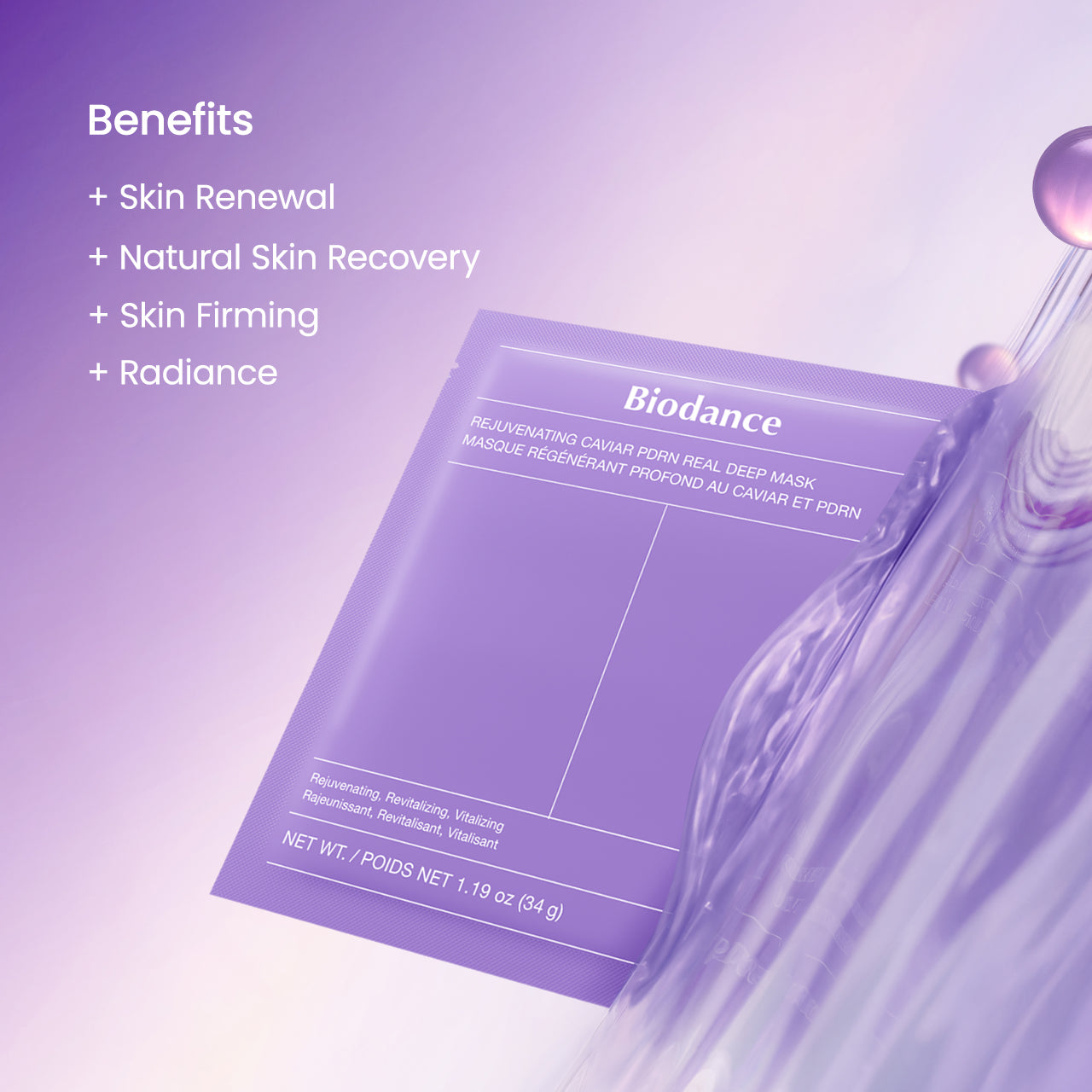 Biodance Rejuvenating Caviar PDRN Real Deep Mask 34g