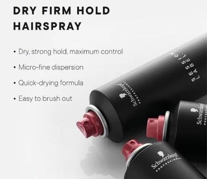 SCHWARZKOPF PROFESSIONAL SESSION LABEL NO.3 THE STRONG DRY FIRM HOLD HAIRSPRAY 300ML