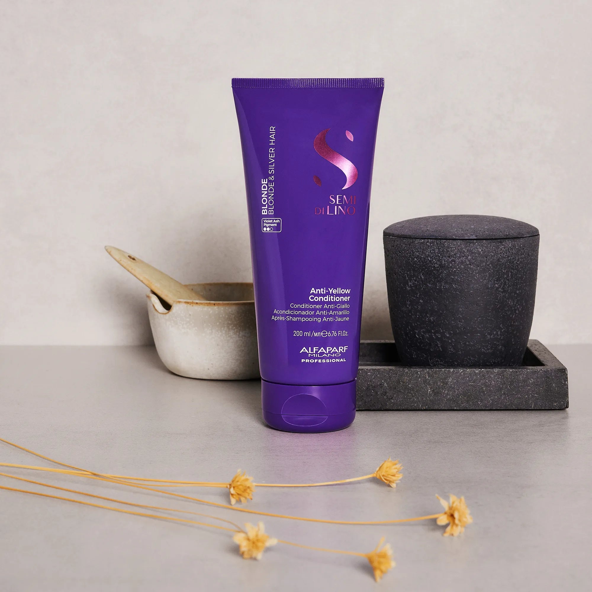 Alfaparf Semi Di Lino Blonde Αντι-Κιτρίνισμα Duo Περιποίησης Μαλλιών