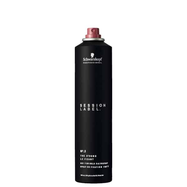 SCHWARZKOPF PROFESSIONAL SESSION LABEL NO.3 THE STRONG DRY FIRM HOLD HAIRSPRAY 300ML
