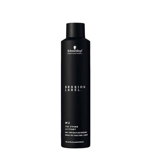 SCHWARZKOPF PROFESSIONAL SESSION LABEL NO.3 THE STRONG DRY FIRM HOLD HAIRSPRAY 300ML