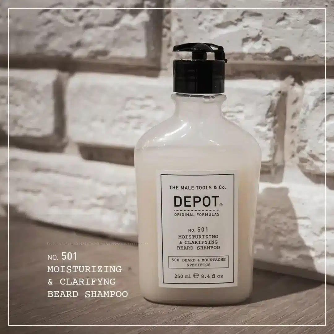 Depot No. 501 Moisturizing&Clarifying Beard Shampoo 250ml