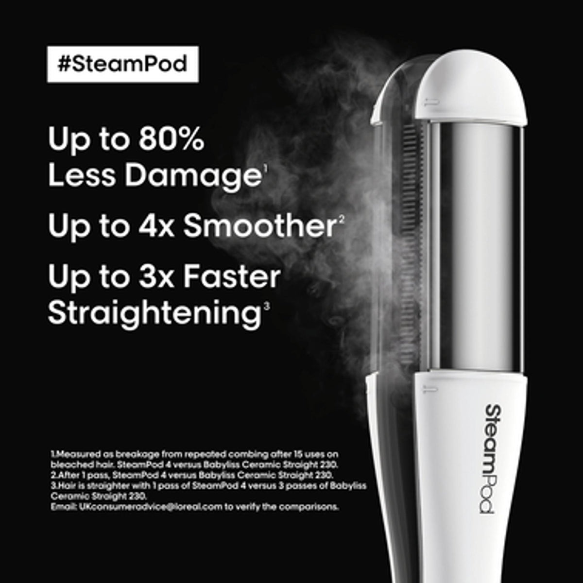 L'Oréal Professionnel SteamPod 4.0 Professional Styler + Smoothing Treatment