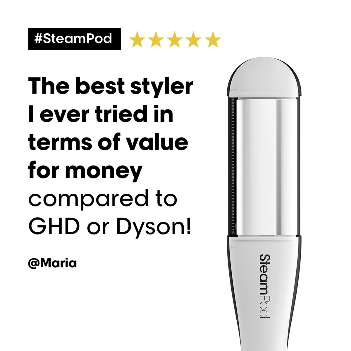 L'Oréal Professionnel SteamPod 4.0 Professional Styler + Smoothing Treatment