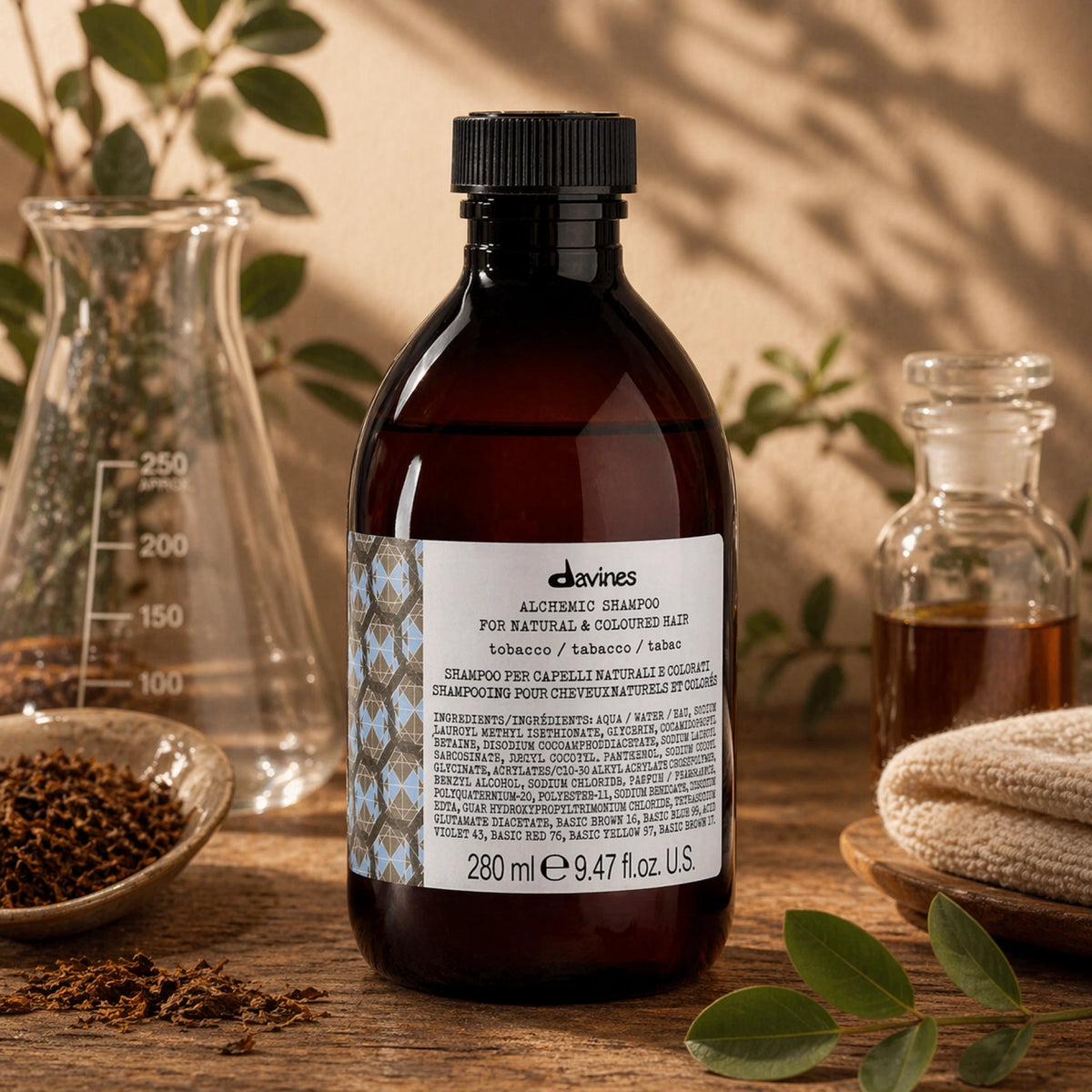 DAVINES Alchemic Shampoo Tobacco 280ml