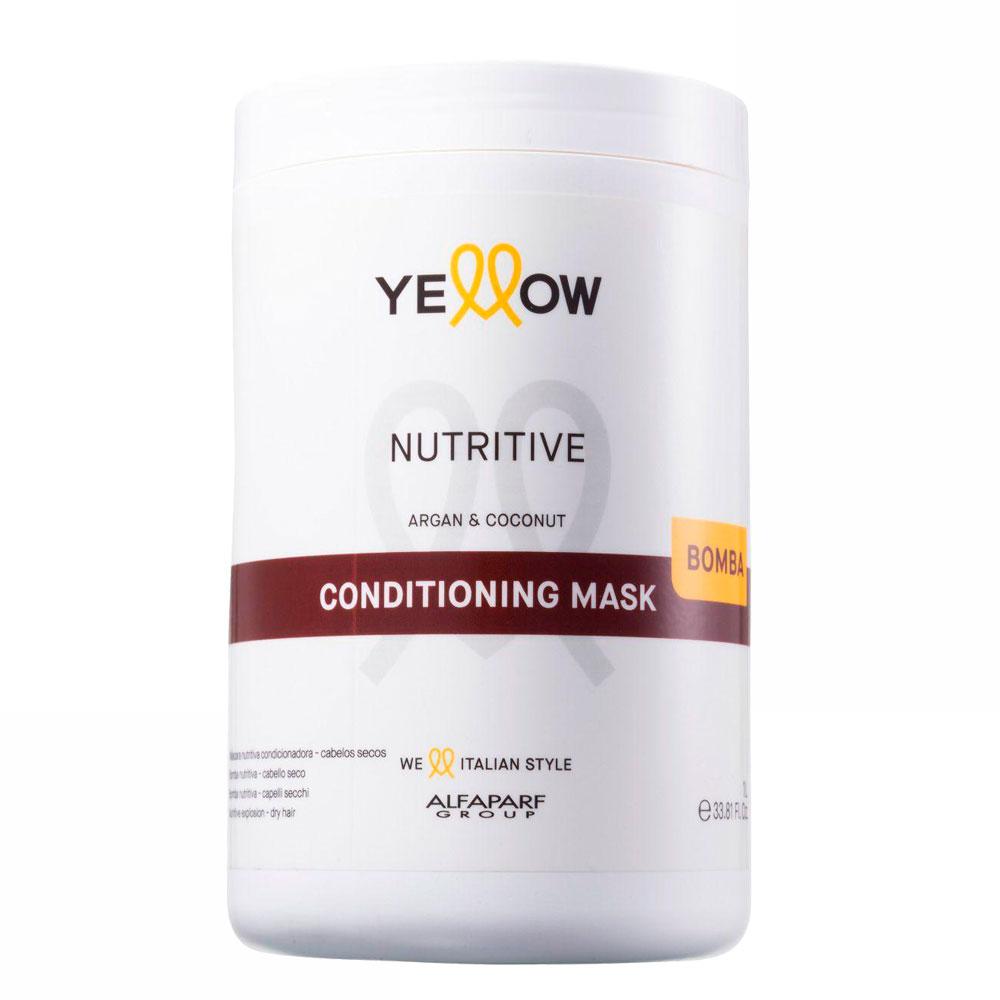 ALFAPARF Yellow Nutritive Μάσκα Μαλλιών με Έλαια Argan και Καρύδας 1000ml