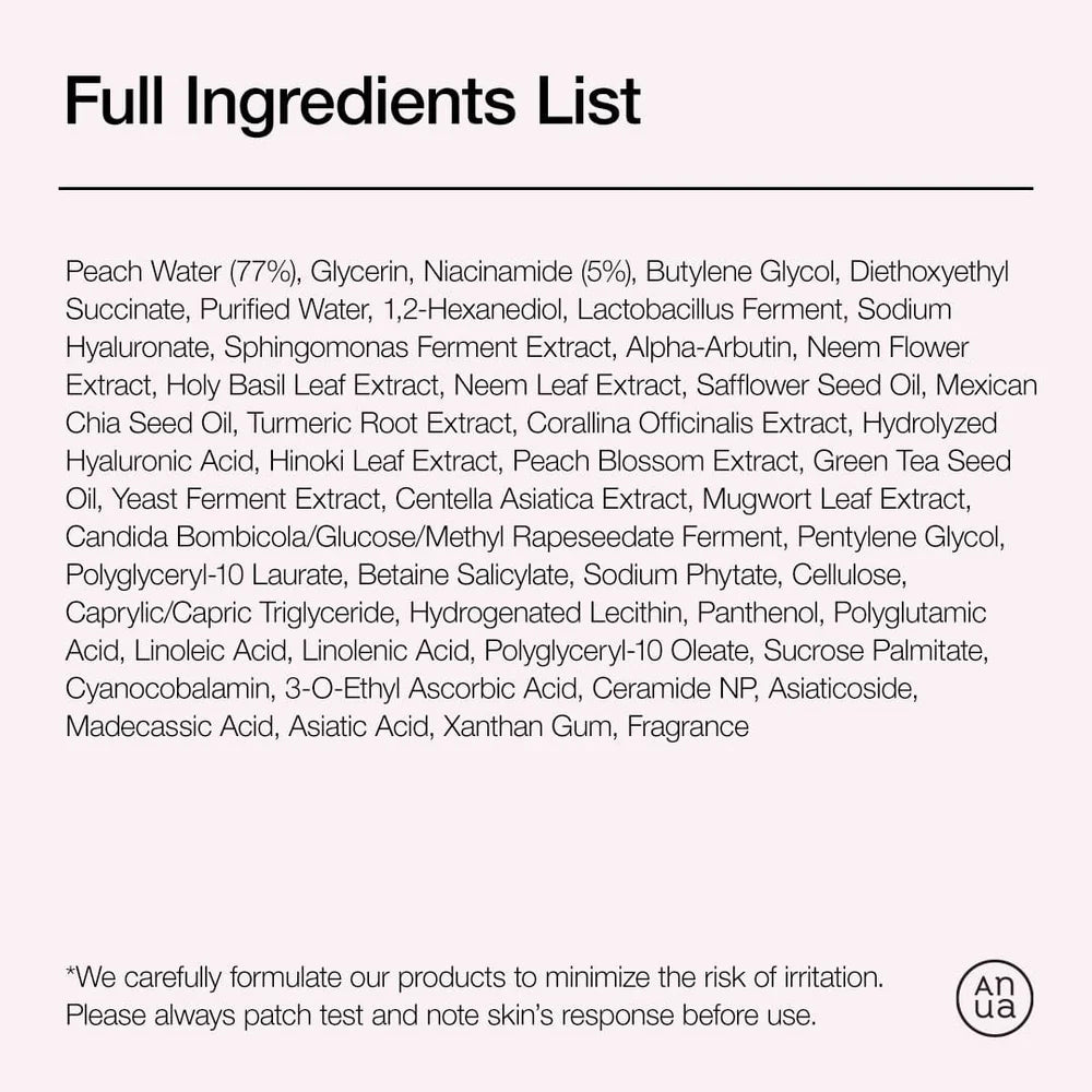 ANUA Peach 70% Niacinamide Serum 30ml