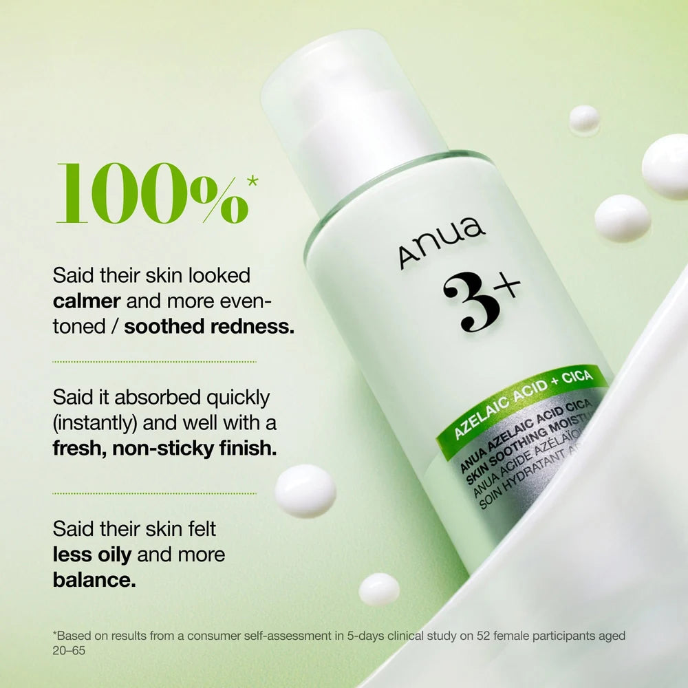 Anua Azelaic Acid CICA Skin Soothing Moisturizer 100ml