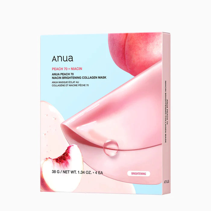 ANUA Peach 70 Niacin Brightening Collagen Mask 25ml