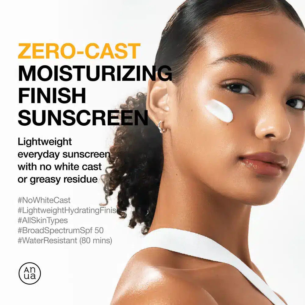 Anua Zero Cast Moisturizing Finish Sunscreen 50ml