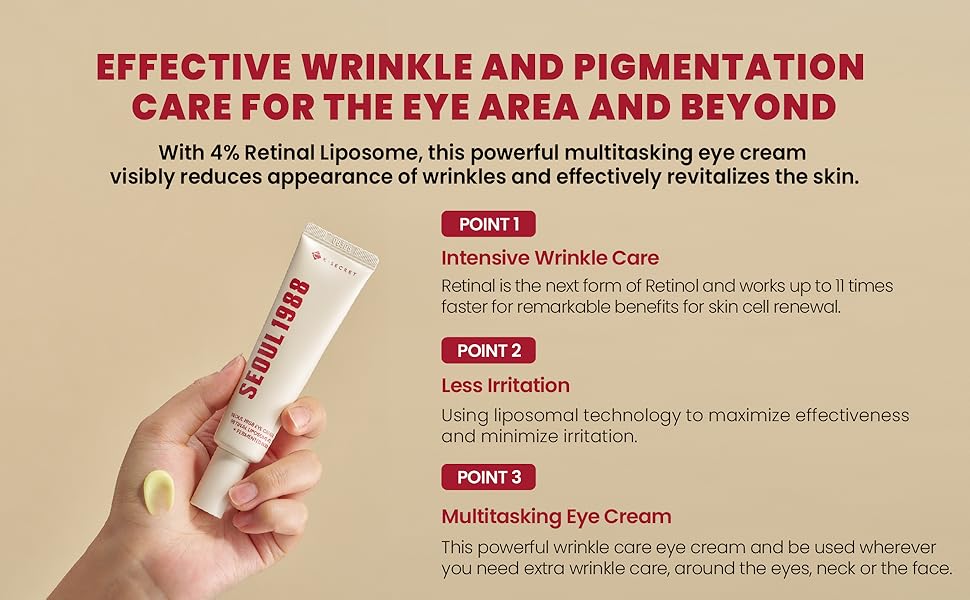 K-Secret Seoul 1988 Κρέμα Ματιών Retinal Liposome 4% + Fermented Bean 30ml