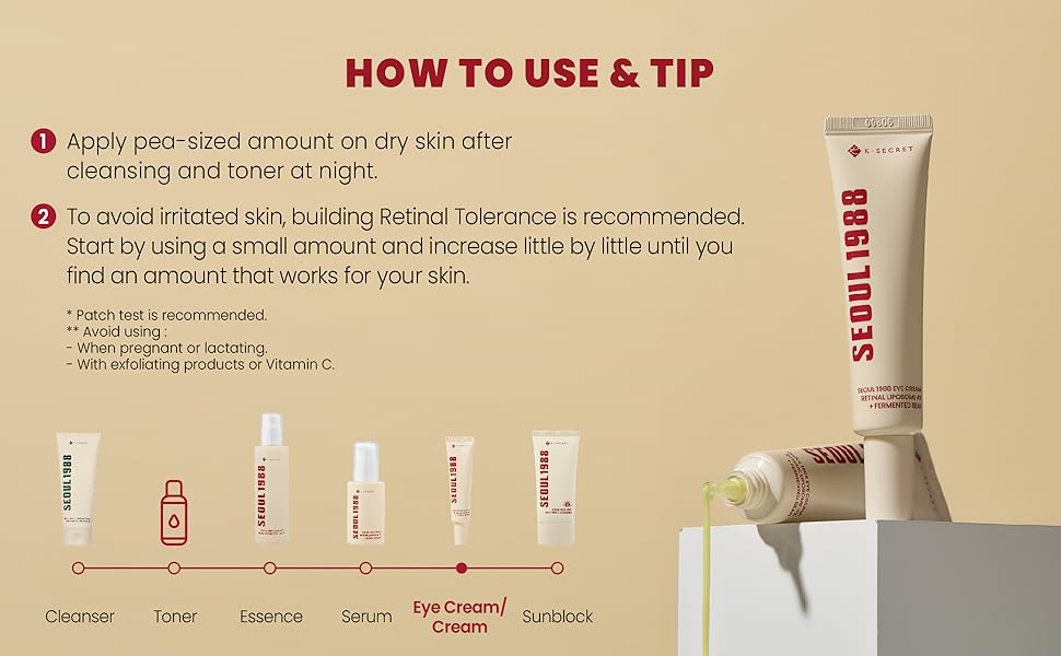 K-Secret Seoul 1988 Κρέμα Ματιών Retinal Liposome 4% + Fermented Bean 30ml