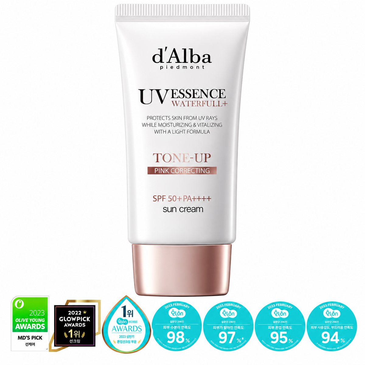 d'Alba White Truffle Waterfull Tone-Up Sunscreen SPF 50+ 50ml