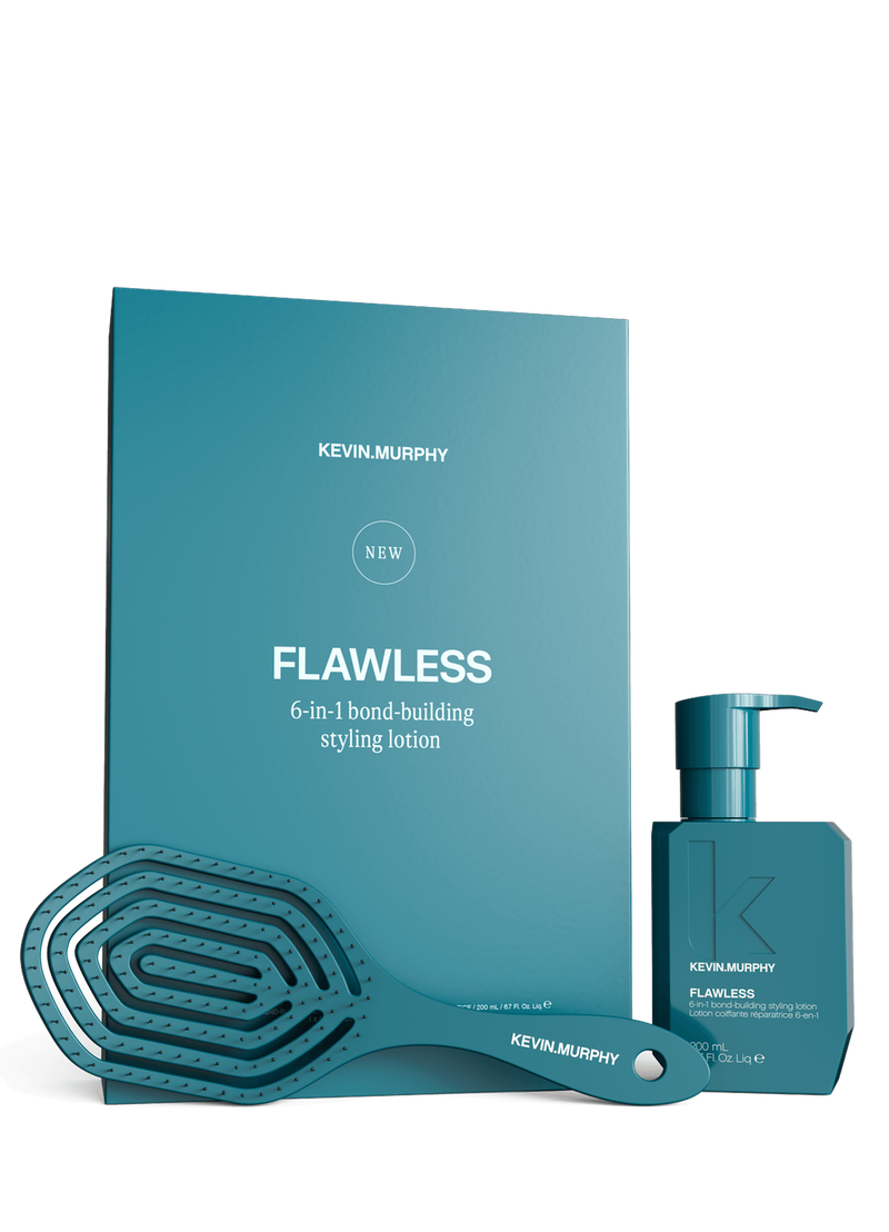 Kevin Murphy FLAWLESS Intro Kit: gift box, FLAWLESS styling lotion and DE.TANGLING brush