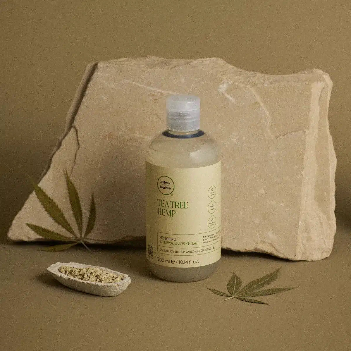 Tea Tree Hemp Restoring Shampoo and Body Wash 300ml