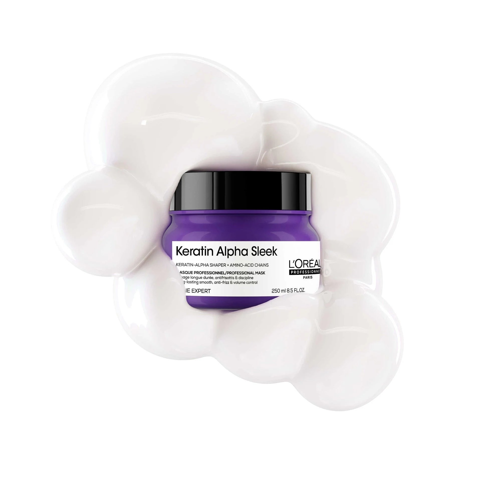 LOREAL Κερατίνη Alpha Sleek Επαγγελματική Μάσκα Μαλλιών 250ml