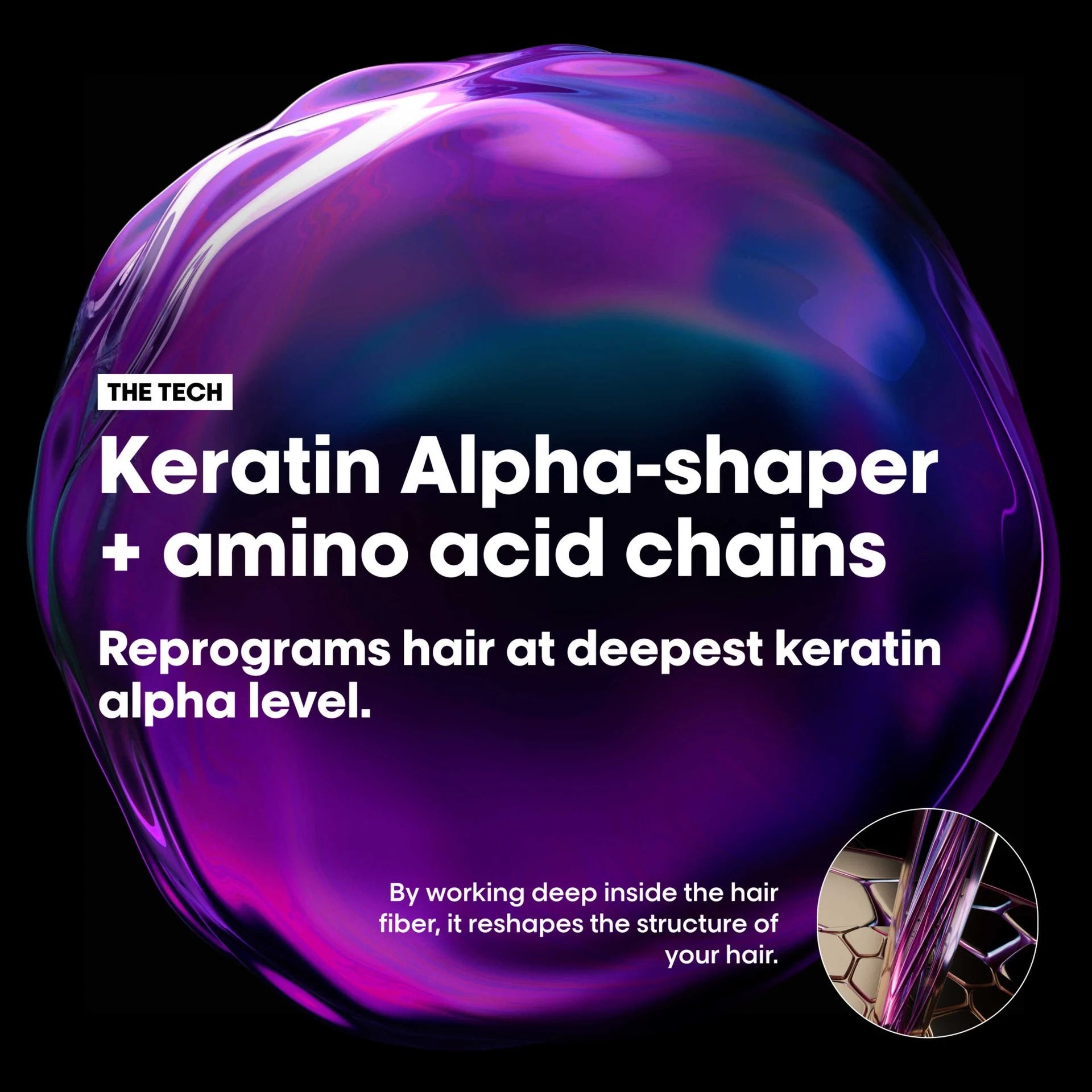 LOREAL Κερατίνη Alpha Sleek Επαγγελματική Μάσκα Μαλλιών 250ml