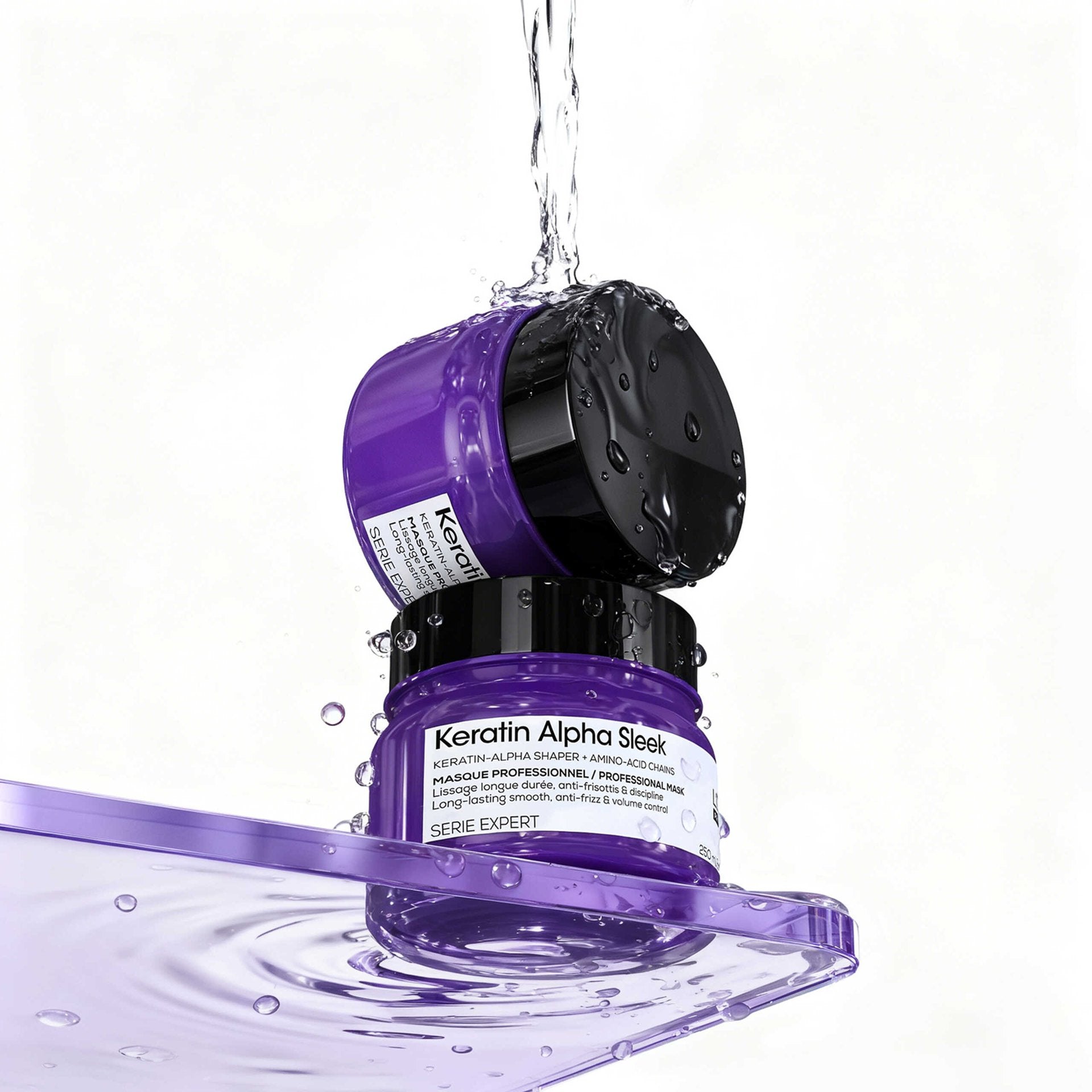 LOREAL Κερατίνη Alpha Sleek Επαγγελματική Μάσκα Μαλλιών 250ml