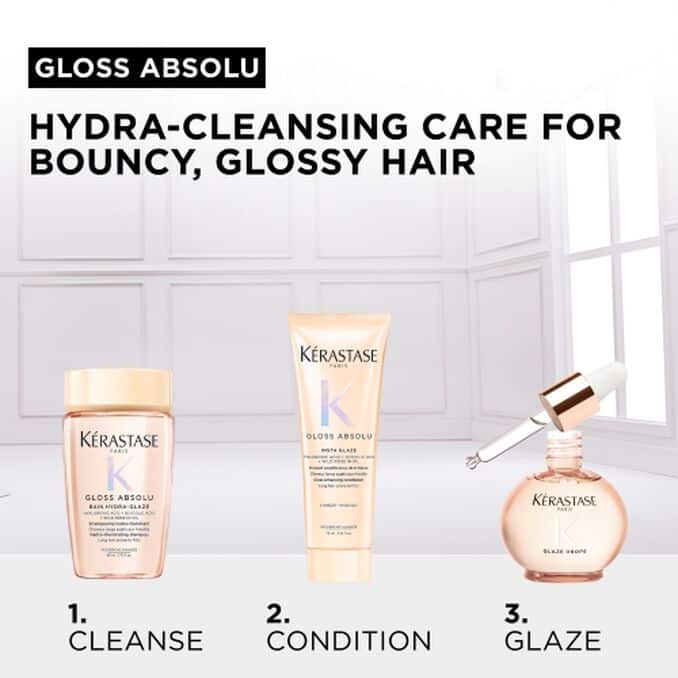 Σετ δώρου Kérastase Gloss Absolu Travel Size