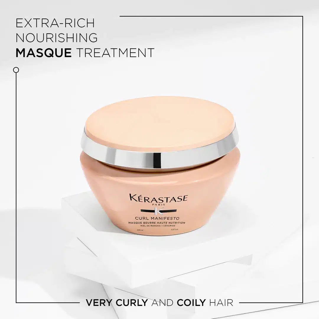 Kérastase Curl Manifesto Masque Beurre Haute Nutrition Μάσκα Μαλλιών 200ml