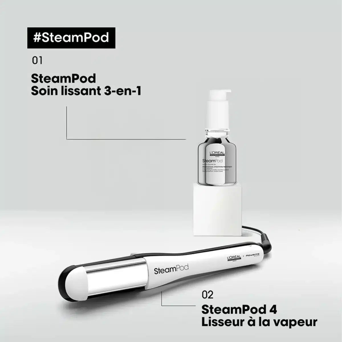 LOréal Steampod 4.0 + Θεραπεία Λείανσης
