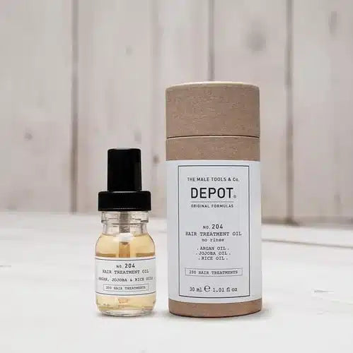 Depot No. 204 Έλαιο Θεραπείας Μαλλιών Χωρίς Ξέβγαλμα 30ml