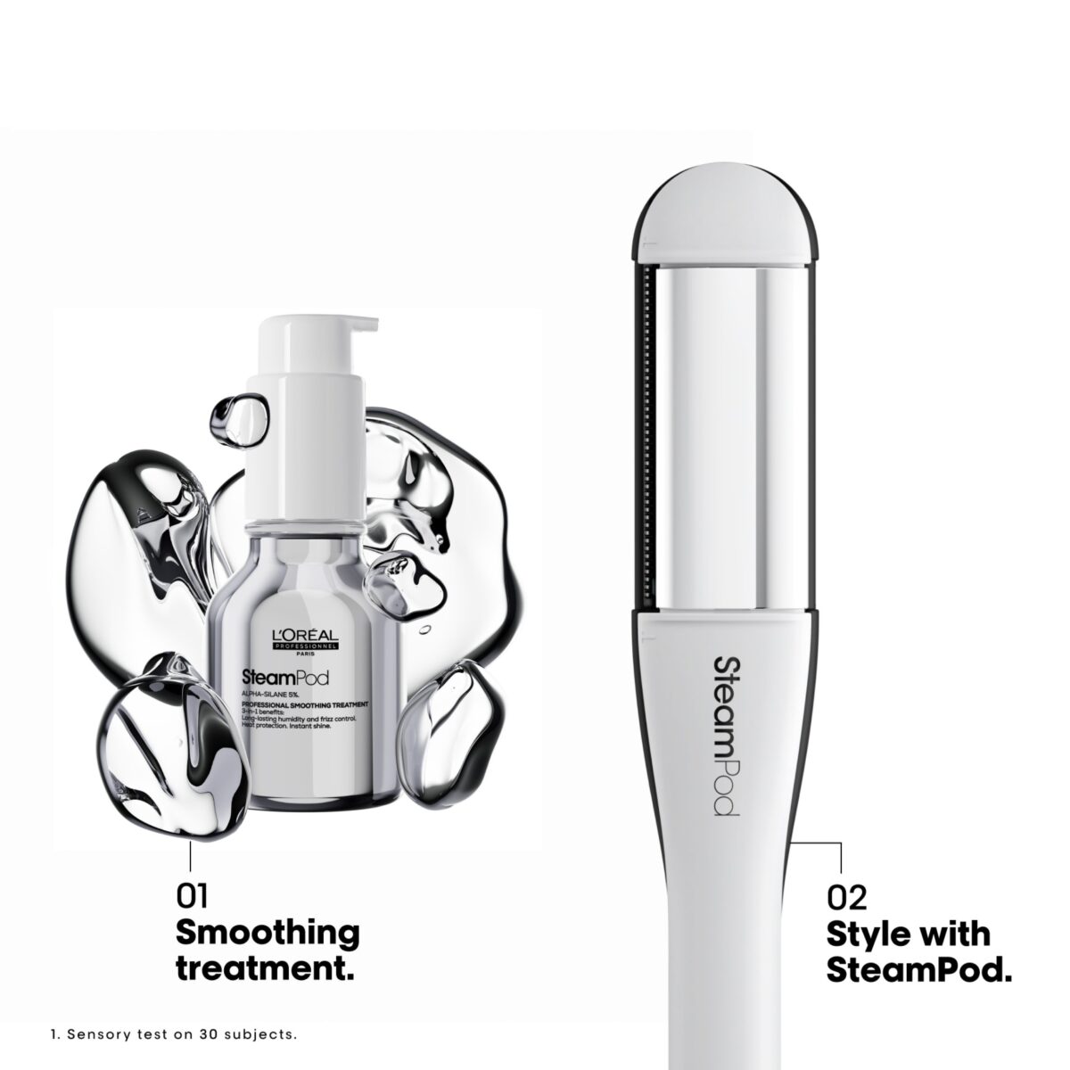 LOréal Steampod 4.0 + Θεραπεία Λείανσης