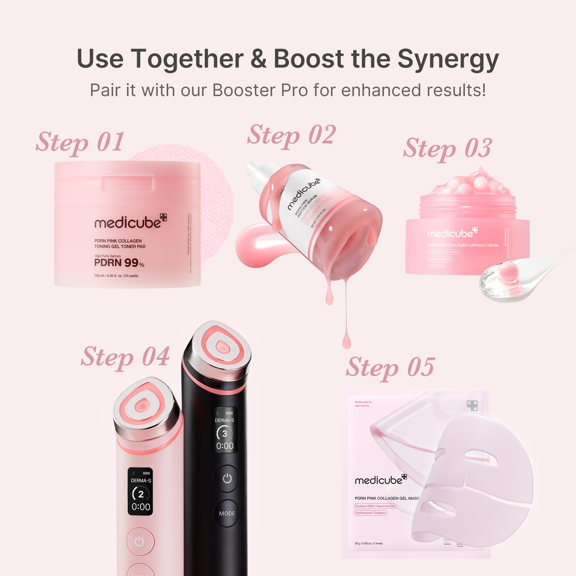 MEDICUBE PDRN Glass Skin Booster Set