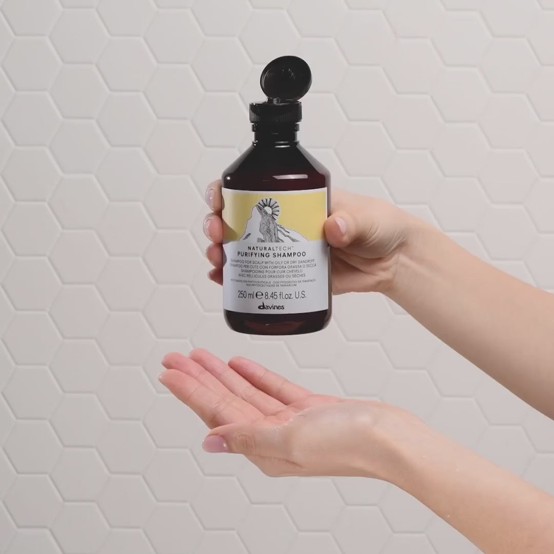 Load video: DAVINES Natural Tech Purifying Shampoo