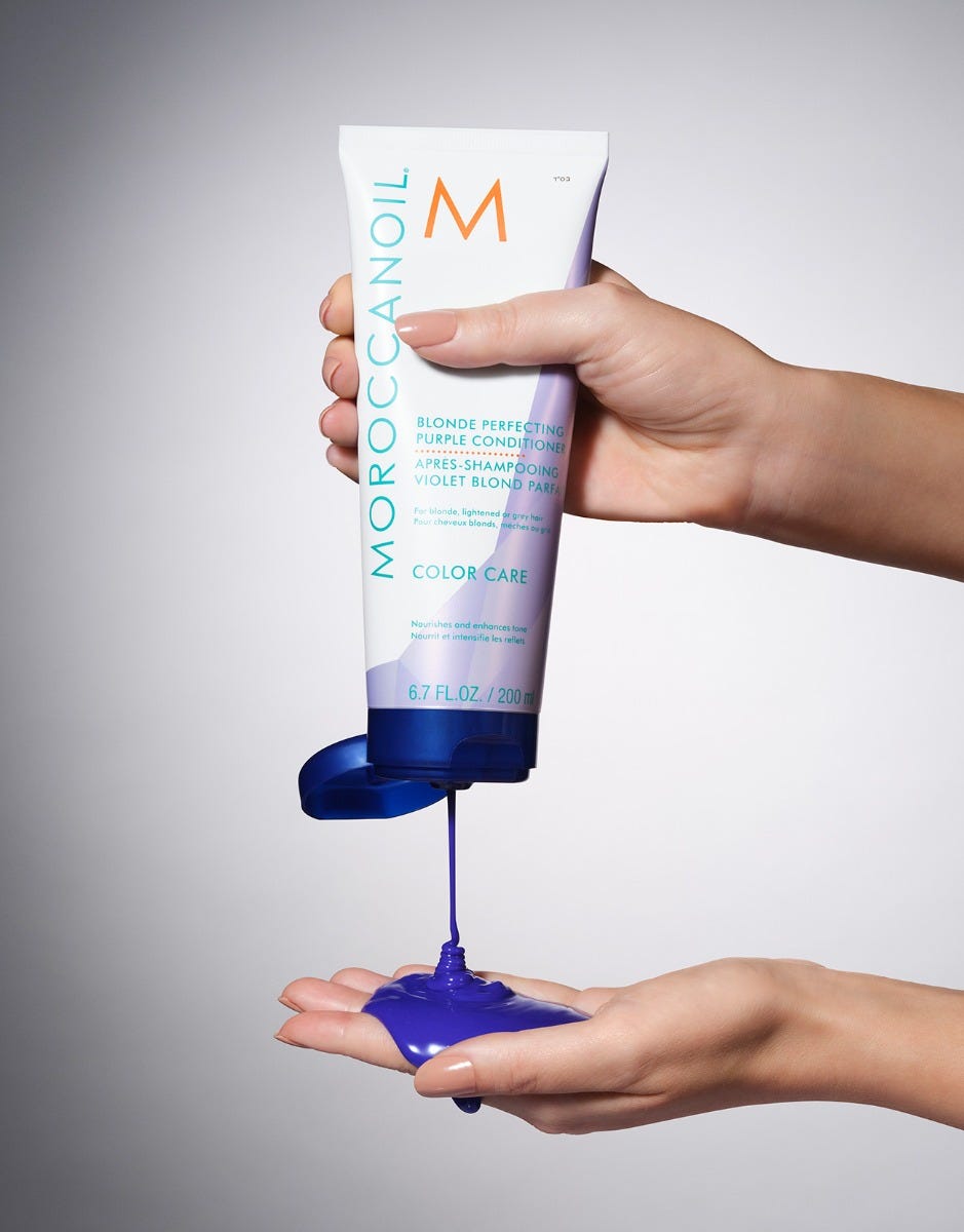 Moroccanoil Σετ περιποίησης και προστασίας για ξανθά μαλλιά