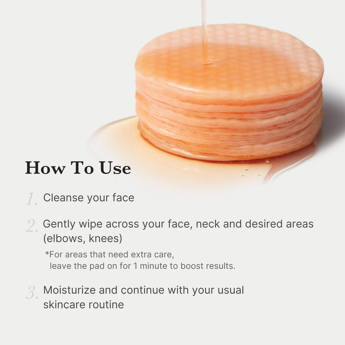 Medicube Red Succinic Acid Peeling Pad – how to use