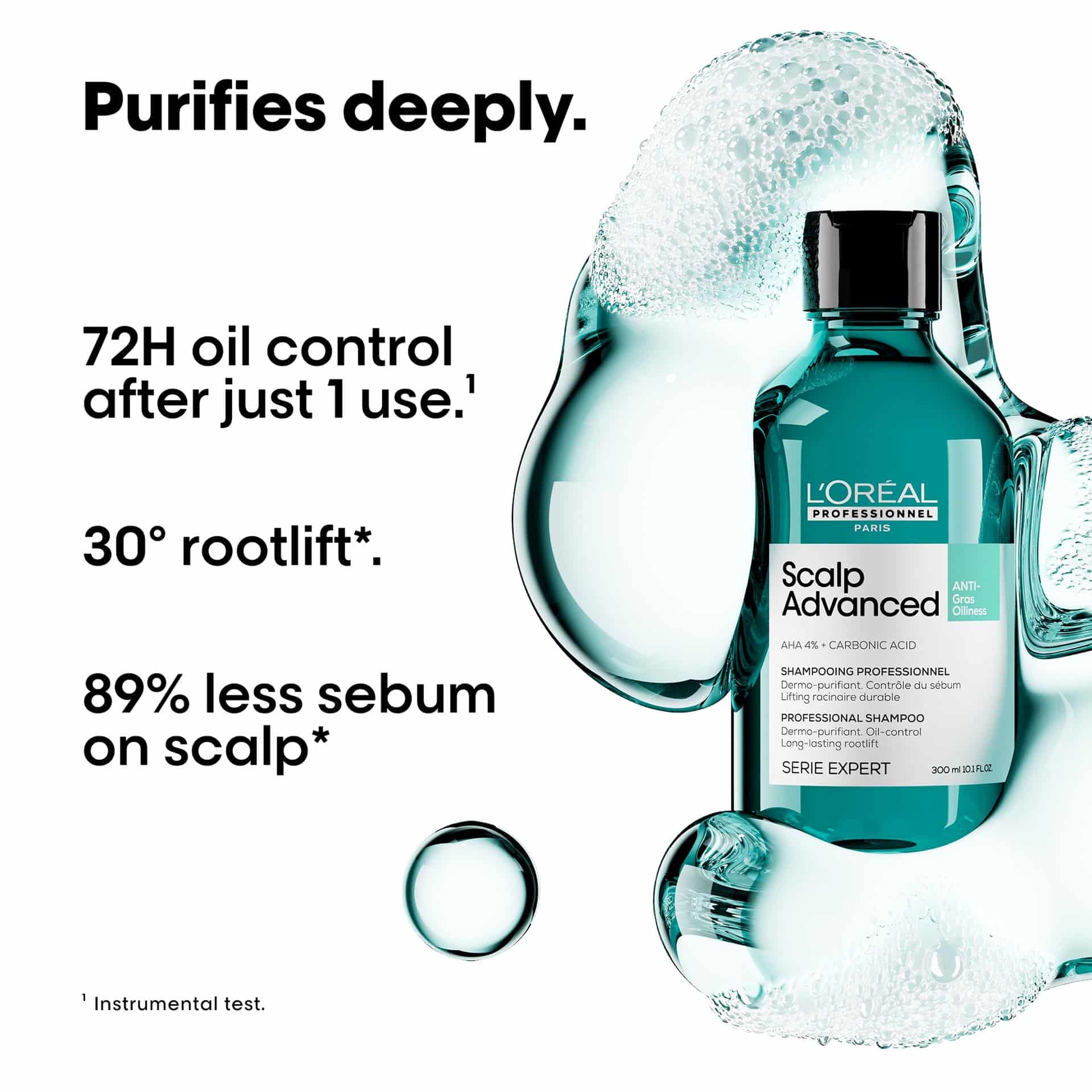 LOréal Scalp Advanced Shampoo for Anti-Oiliness 300ml