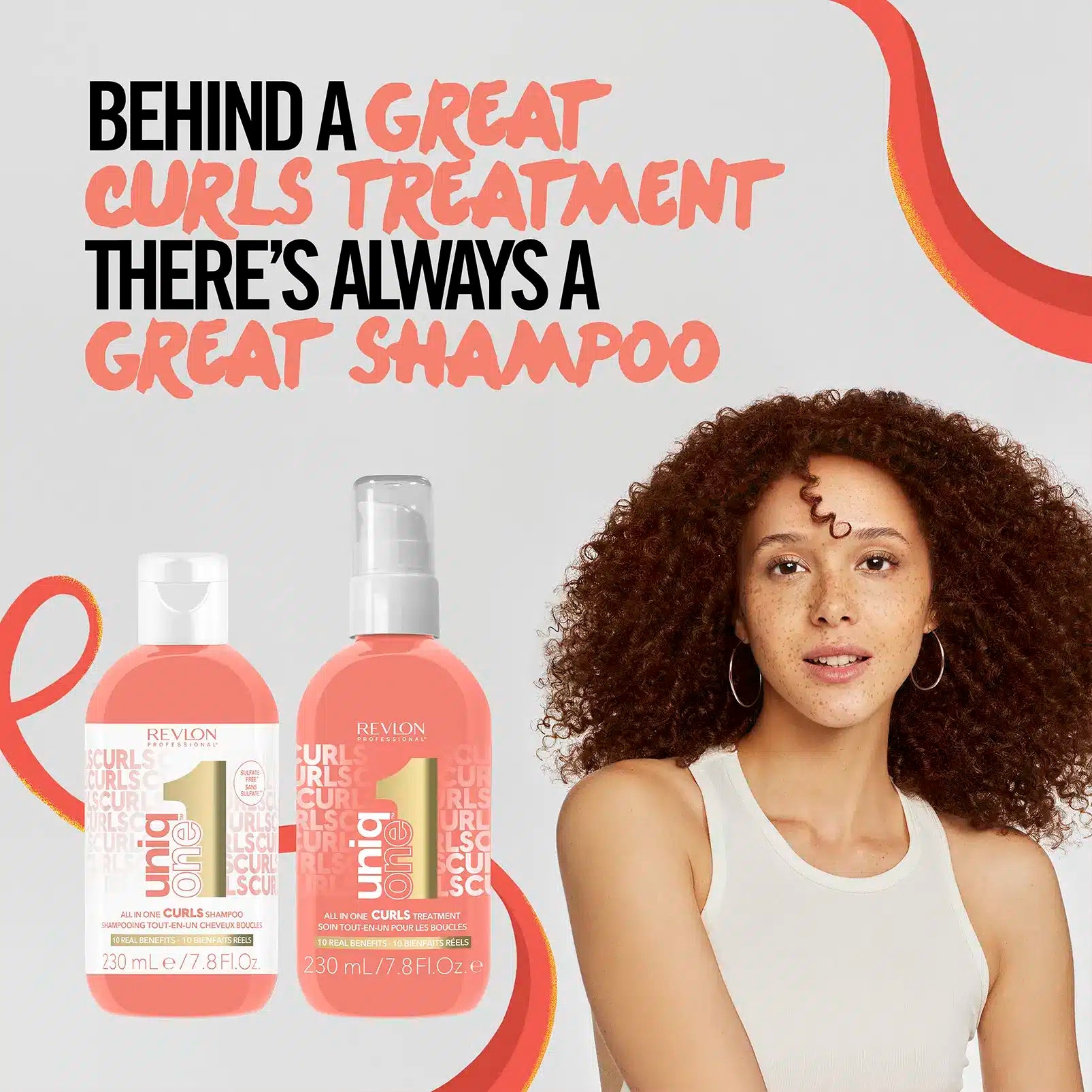 Revlon UniqOne Curls Σαμπουάν 230ml