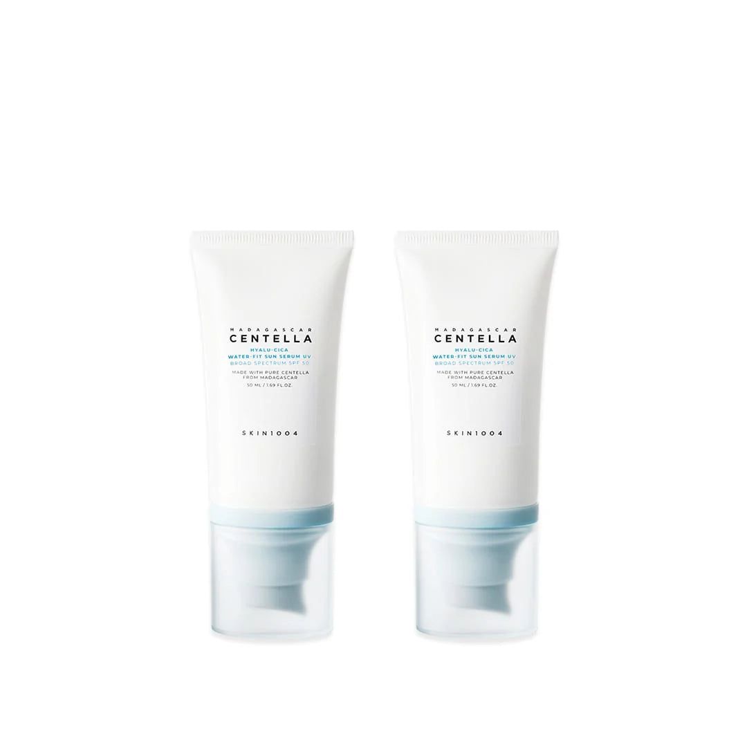 SKIN1004 Madagascar Centella Hyalu-Cica Water-Fit Sun Serum Twin Pack
