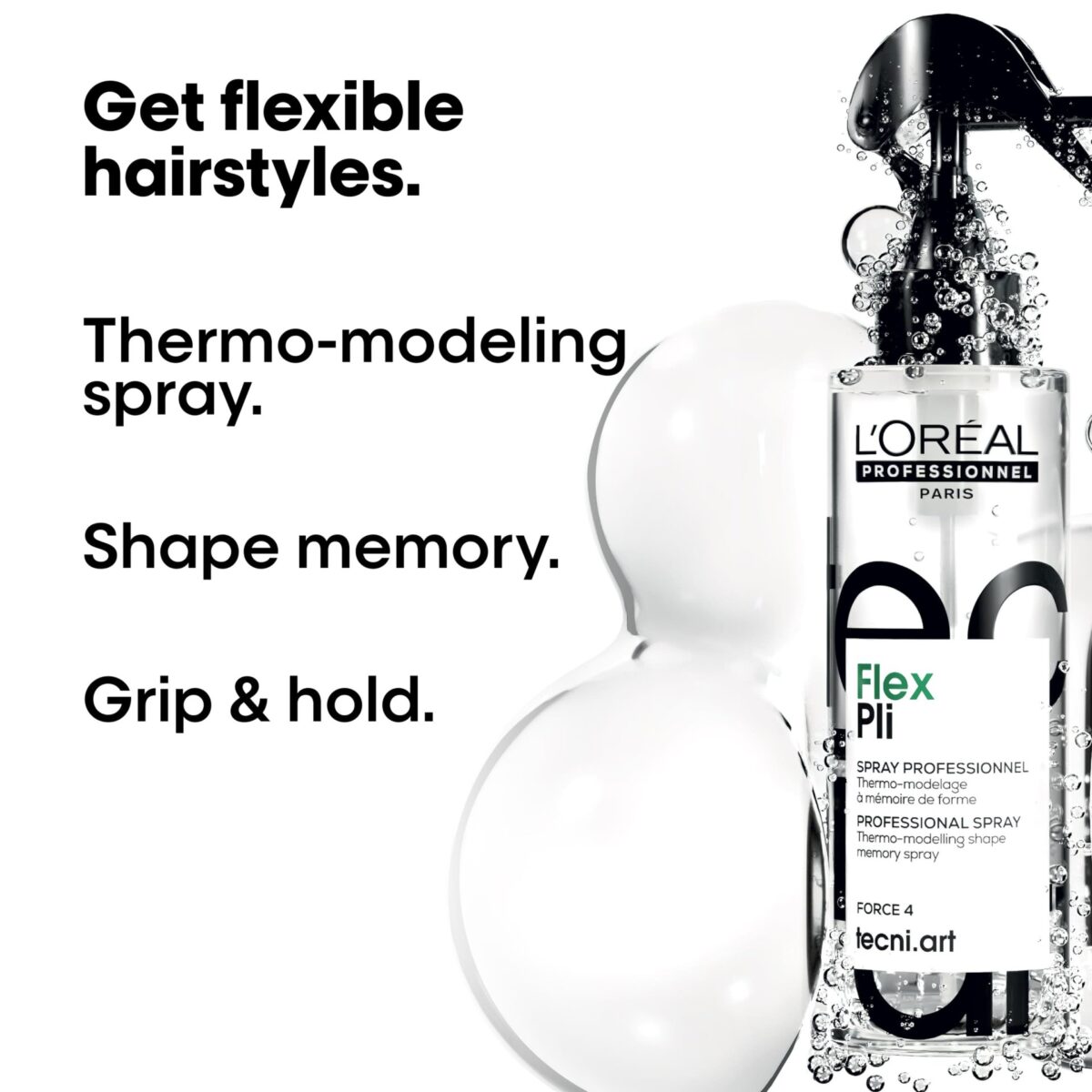 Loreal Tecni Art Flex Pli Thermo Modelling Spray Force 4 190ml