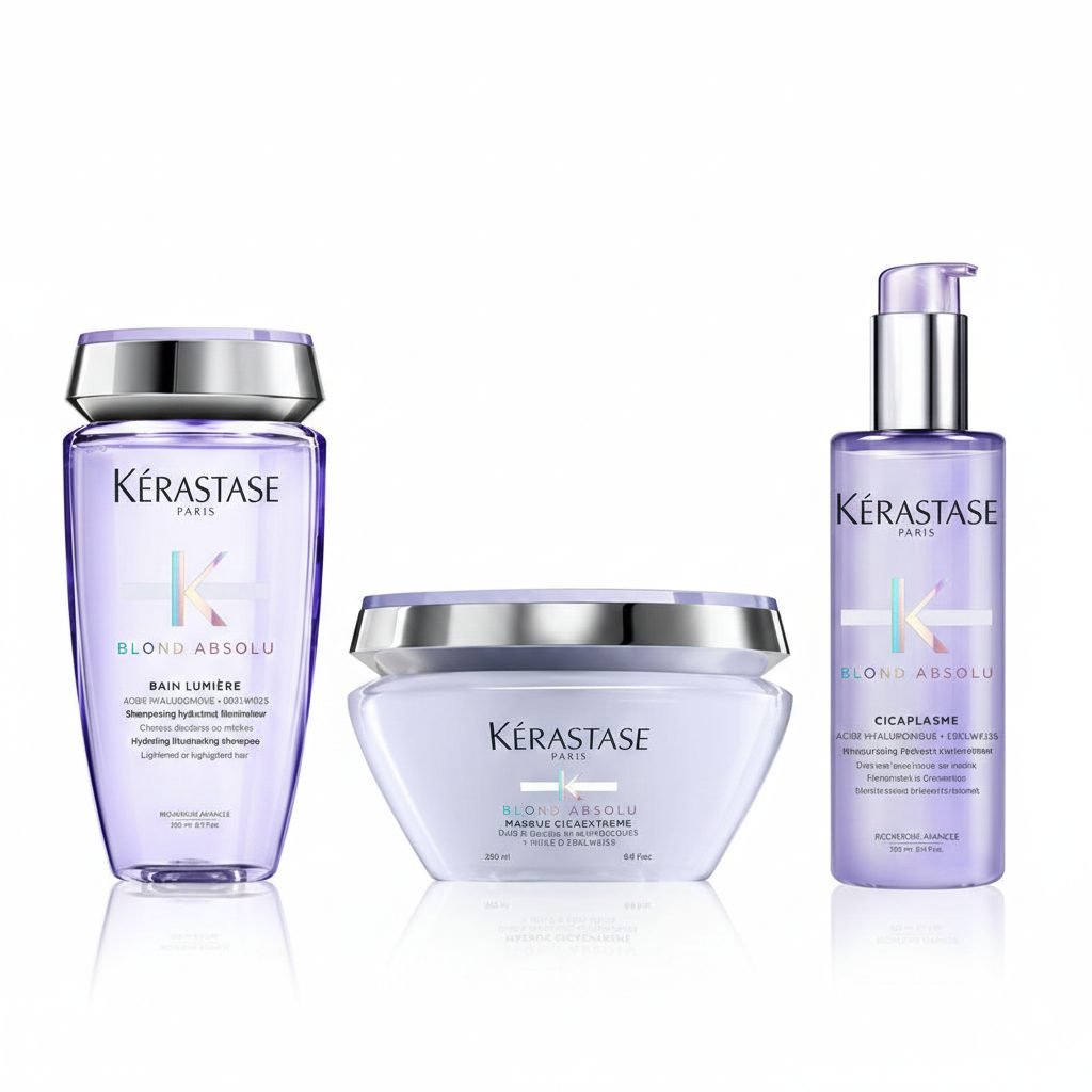 Kerastase Bain Lumiere Cicaextreme Blond Care Set