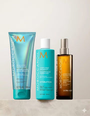 Moroccanoil Σετ Βασικών Προϊόντων Ενυδάτωσης & Έντονης Λάμψης