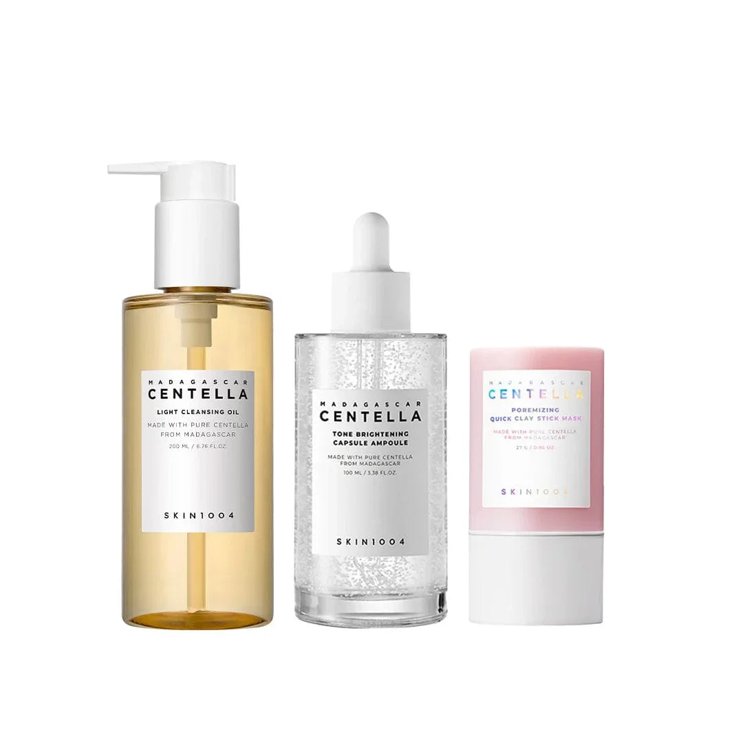 SKIN1004 Centella Cleanse Brighten and Pore Care Set