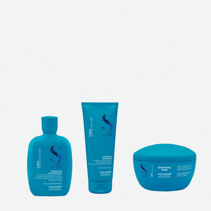 Alfaparf Semi Di Lino Curls Enhancing Complete Routine