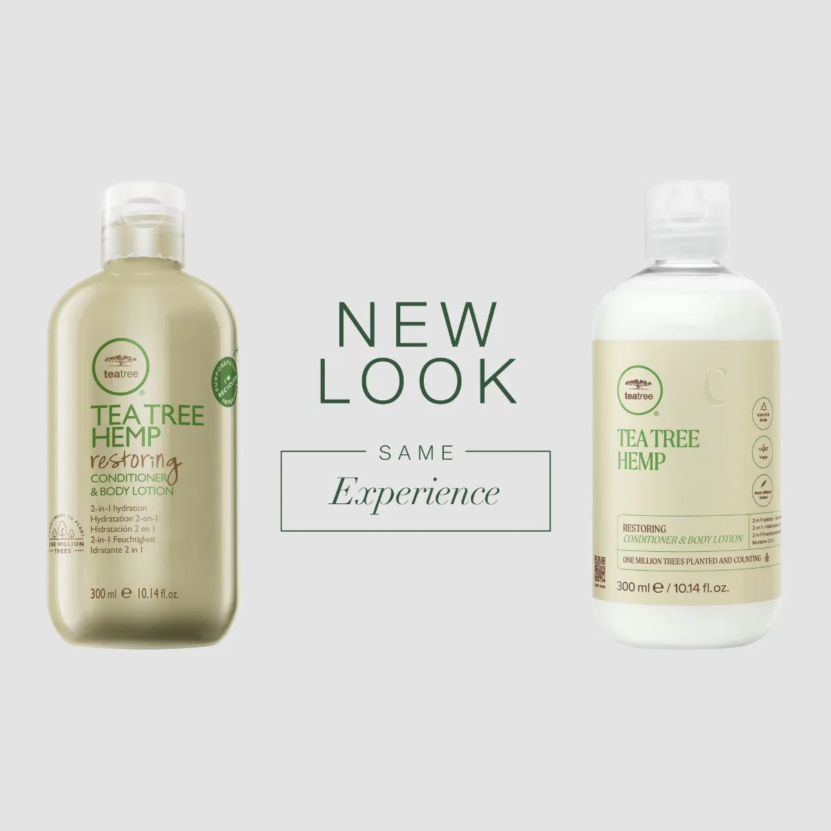 Tea Tree Hemp Restoring Conditioner and Body Lotion 300ml