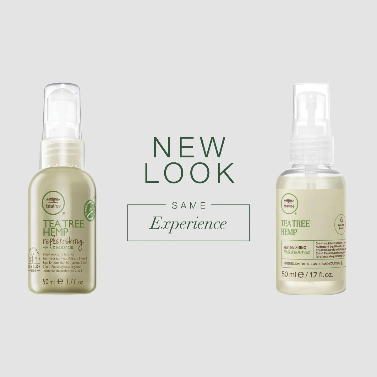 Tea Tree Hemp Replenishing Hair and Body Oil 50ml
