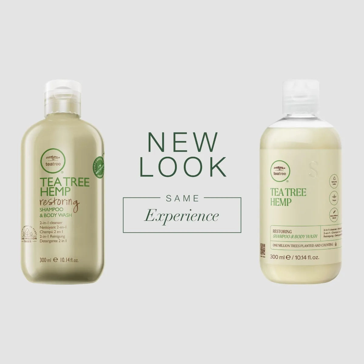 Tea Tree Hemp Restoring Shampoo and Body Wash 300ml