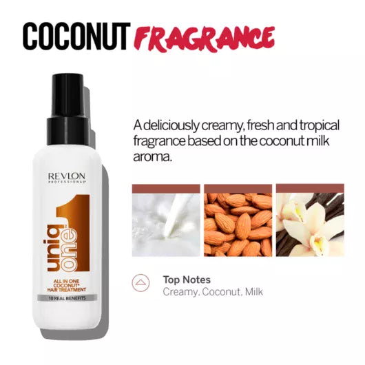 REVLON UniqOne Θεραπεία Μαλλιών Άρωμα Καρύδας 150ml