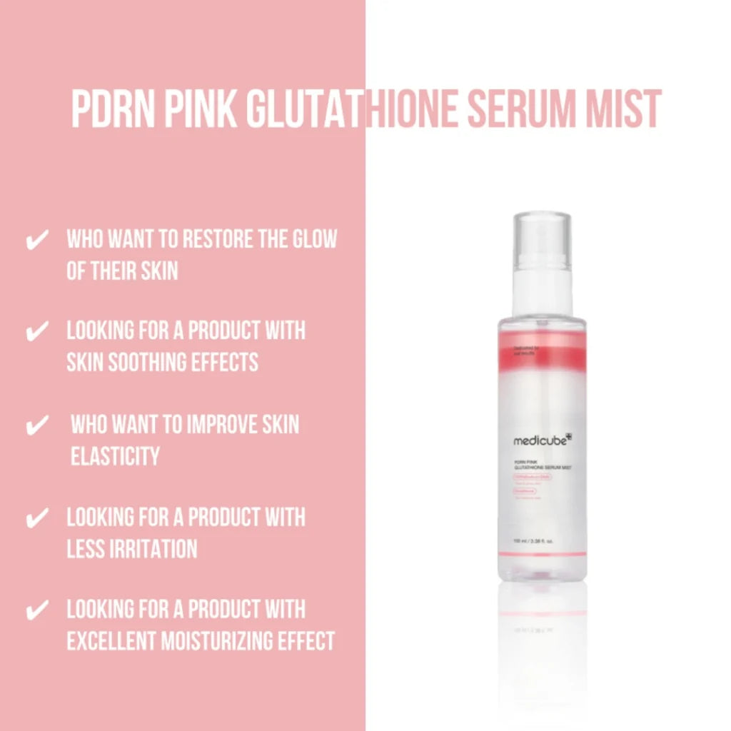 Medicube PDRN Pink Glutathione Serum Mist 100ml - image 3
