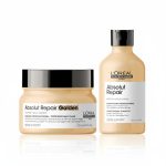 LOréal Professionnel Serie Expert Absolut Repair Shampoo and Masque Gold Set | Peggymou.com Online Cyprus