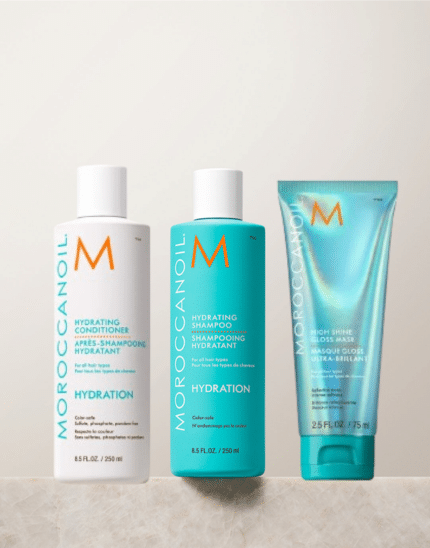 Moroccanoil Hydration & High-Shine Set | Moisture, Softness & Brilliant Gloss