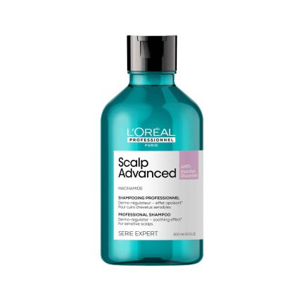 LOréal Scalp Advanced Anti-Discomfort Dermo-Regulator Shampoo 300ml | Calm & Hydrate Sensitive Scalps