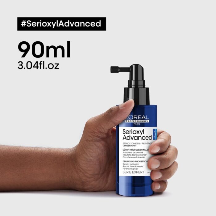LOREAL PROFESSIONNEL SERIOXYL ADVANCED HAIR DENSITY ACTIVATOR SERUM 90ML - Image 4