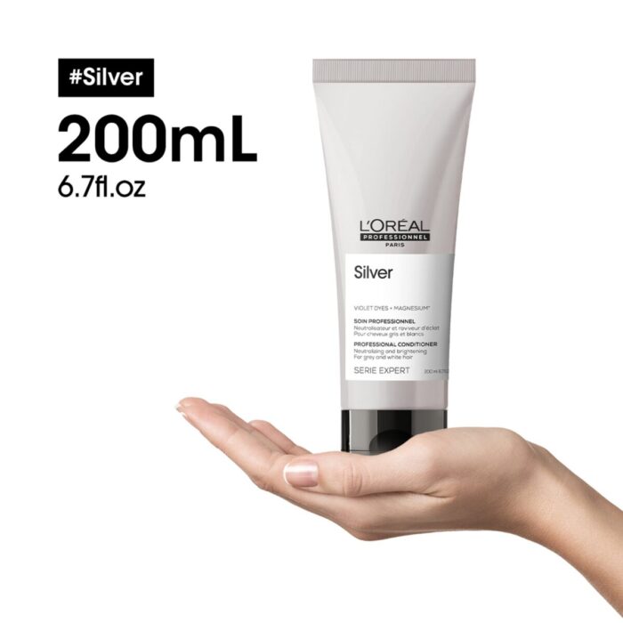 LOREAL PROFESSIONNEL SILVER CONDITIONER 200ML - Image 2